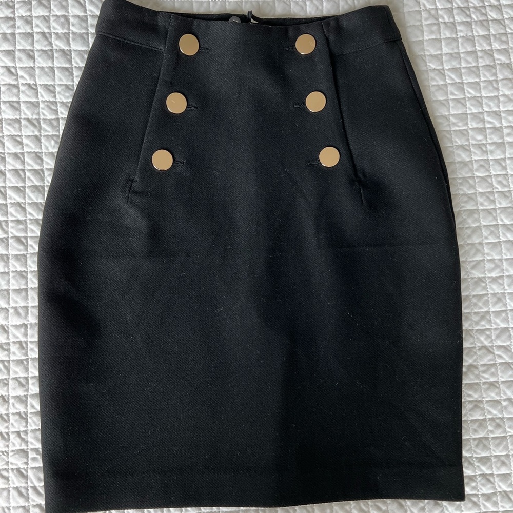 H&M - black pencil skirt - Size 0